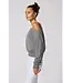 MPG Women's Cozy Fleece Off-The-Shoulder Sweatshirt