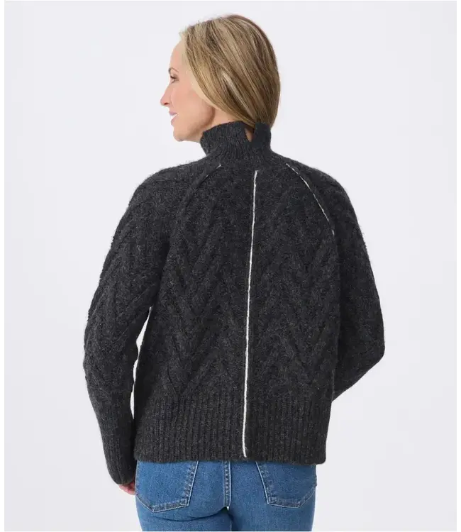 Krimson Klover Chloe Cable Mock Neck