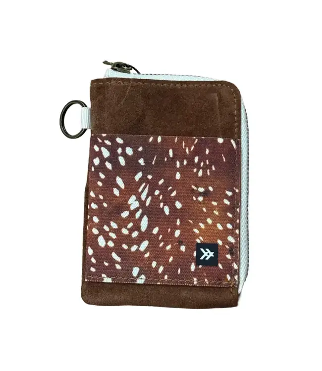 Thread Leather Zipper Wallets