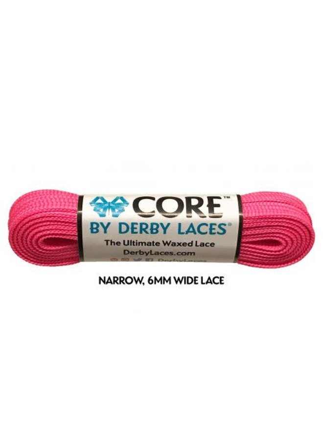 Derby Laces 6mm CORE - Hot Pink