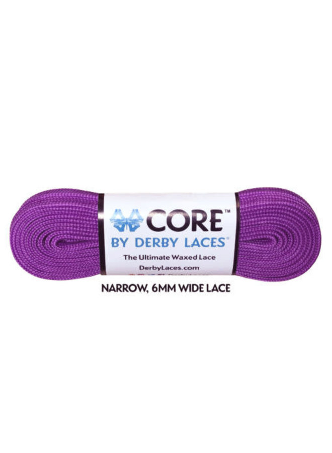 Derby Laces 6mm CORE - Grape Purple