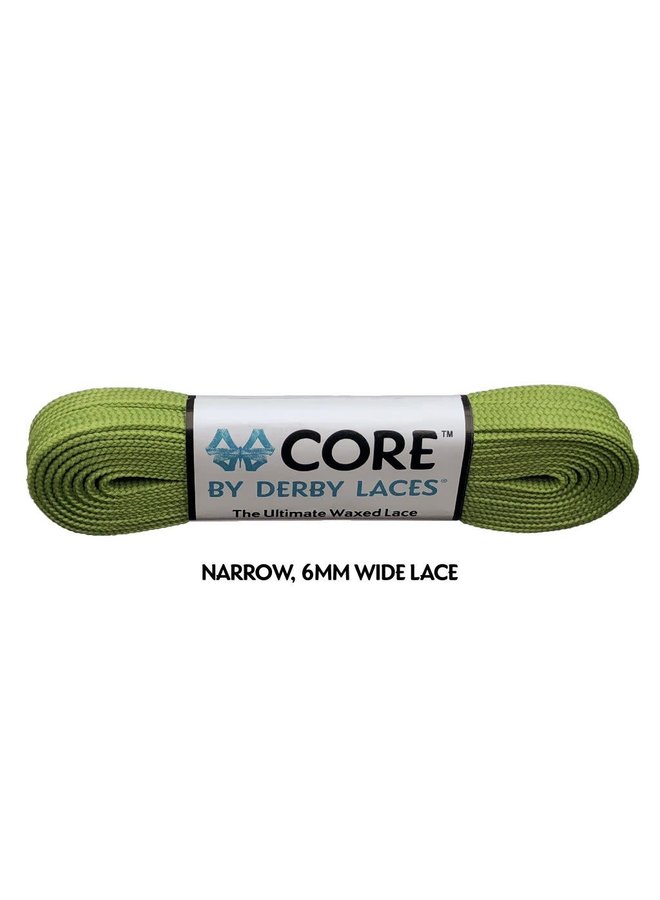 Derby Laces 6mm CORE - Olive Green