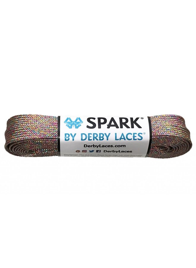 Derby Laces SPARK - Rainbow Mirage Metallic