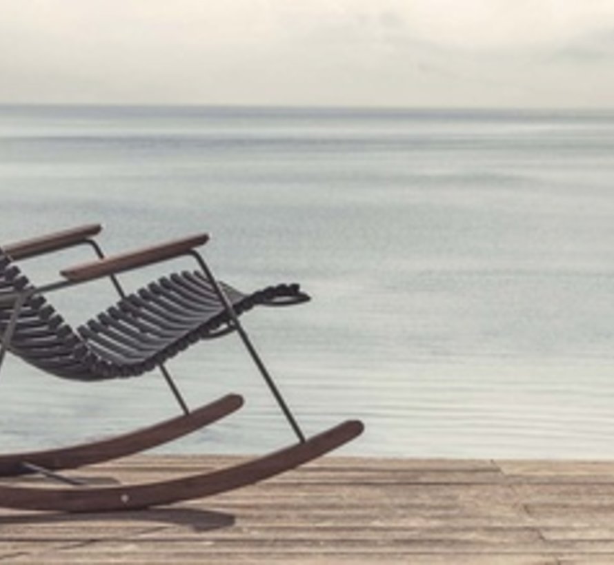 Click Rocking Chair With Multi Color Polypropylene Plastic