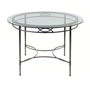 Amalfi Living 64 Inch Round Dining Table Base In Epoxy Coated Steel Amalfi Living 64 Inch Round Dining Table Base In Epoxy Coated Steel