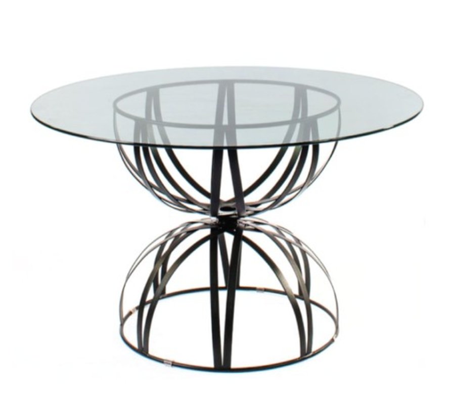 Amalfi Living Hourglass Grande 36 Inch Round Table Base In
