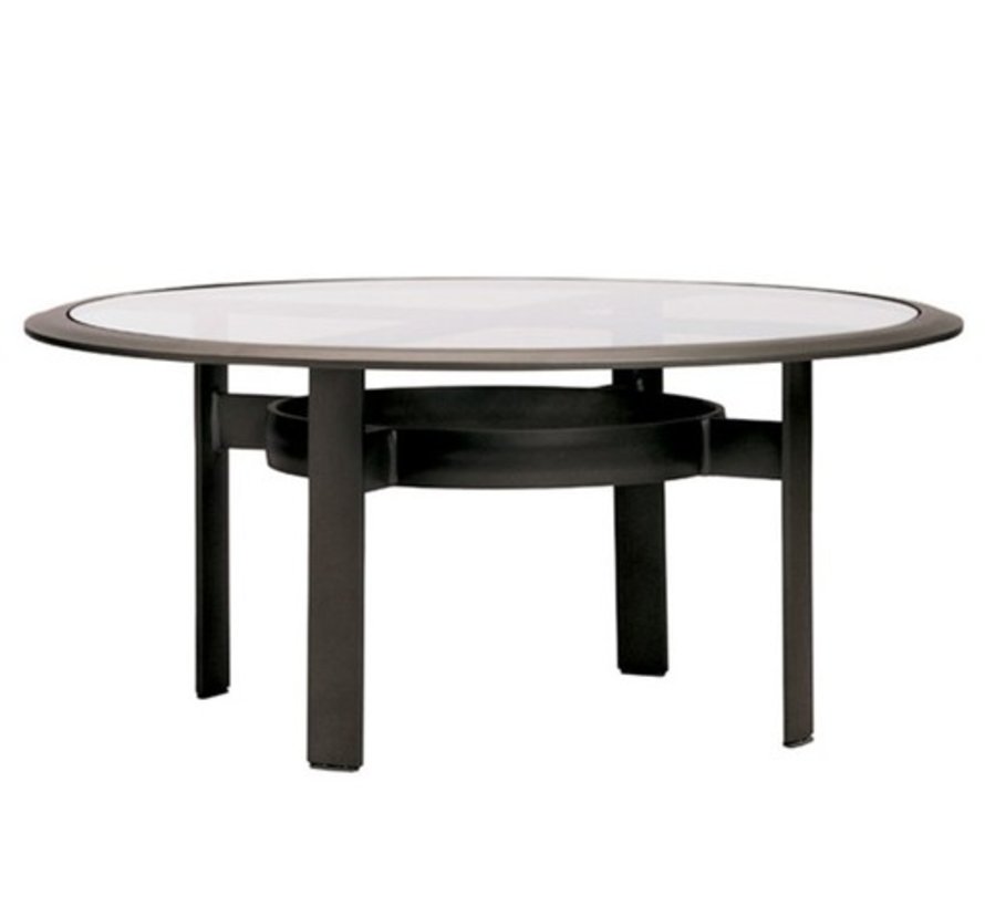 Brown Jordan Parkway 45 Inch Round Table With Glass Top