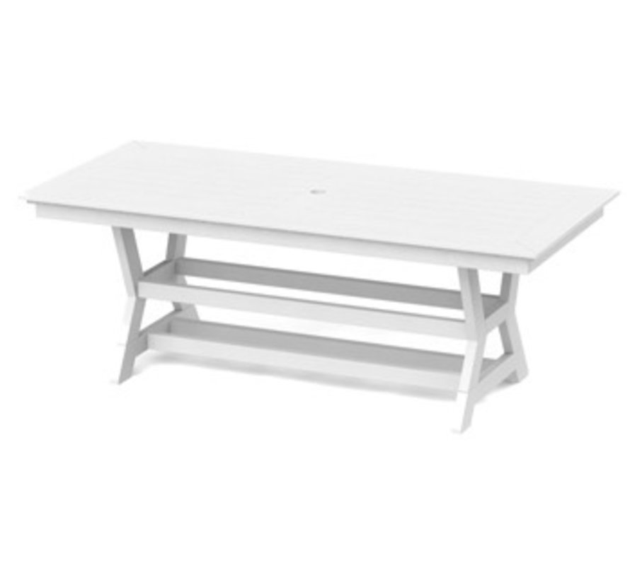 Seaside Casual Sym 36 X 80 Dining Table White Kolo