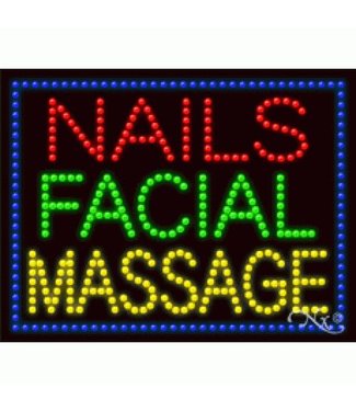 Neon & Led   Signs LED SIGNS # LD21256 NAILS FACIAL MASSAGE