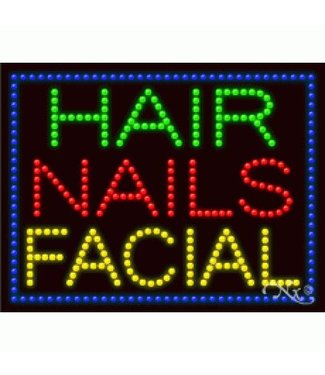 Neon & Led   Signs LED SIGNS #LD21249 Hair Nails Facial