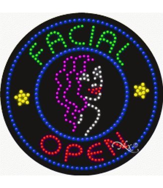 Neon & Led   Signs LED SIGNS #LD21814 Facial Open