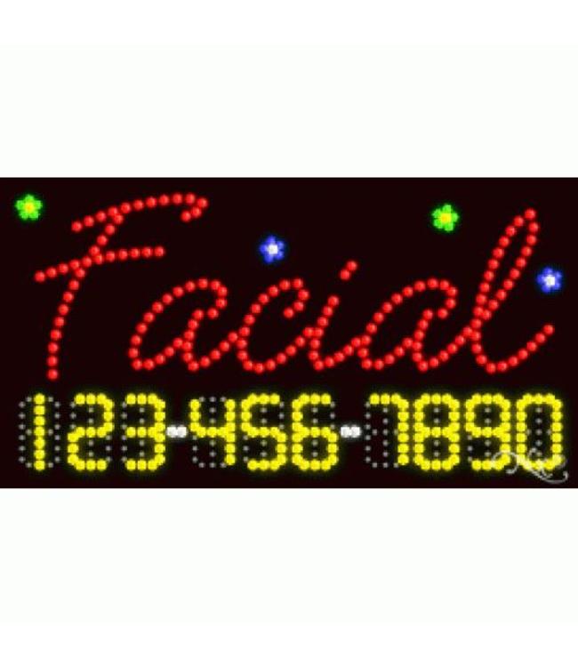 Neon & Led   Signs LED SIGNS #LD25002 Facial 123-456-7890