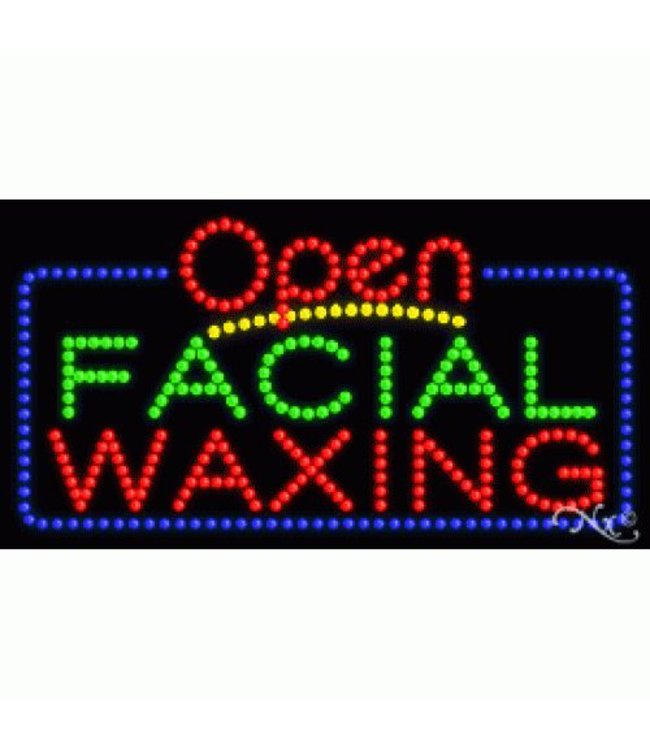 Neon & Led   Signs LED SIGNS #LD25403 Open Facial Waxing