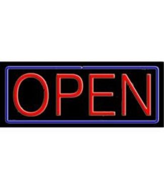 Neon & Led   Signs NEON SIGNS #NS10001-BR  Open (Red /Blue)