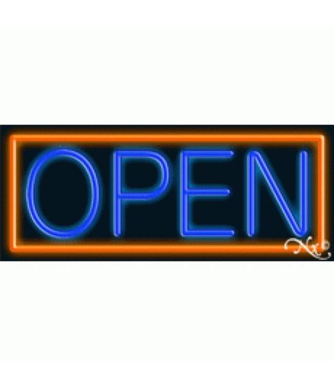 Neon & Led   Signs NEON SIGNS #NS10001-OB Open (Orange/Blue)