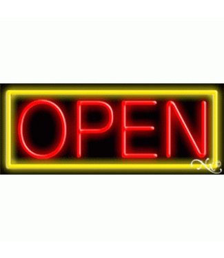 Neon & Led   Signs NEON SIGNS #NS10001-YR Open (Yellow/Red)