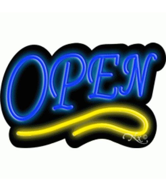 Neon & Led   Signs NEON SIGNS #NS10002 - BYOpen (Blue/Yellow)