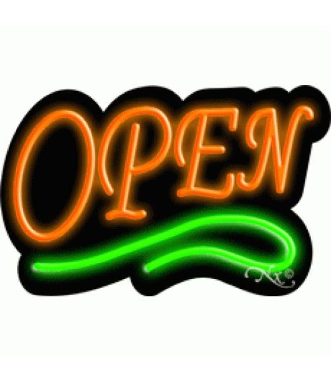 Neon & Led   Signs NEON SIGNS #NS10002 - OG Open (Orange/Green)