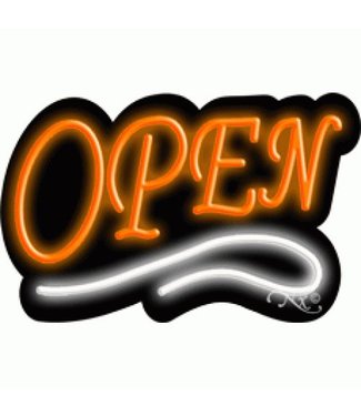 Neon & Led   Signs NEON SIGNS #NS10002 - OW Open (Orange/White)