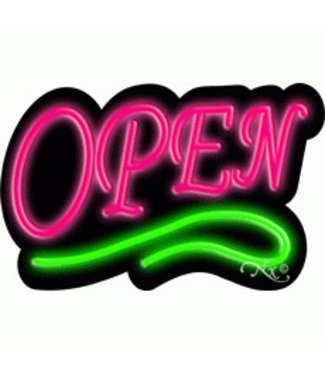 Neon & Led   Signs NEON SIGNS #NS10002 - PG Open (Pink/Green)