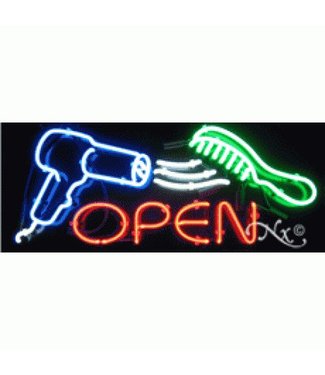 Neon & Led   Signs NEON SIGNS #NS10387 Open & Logo