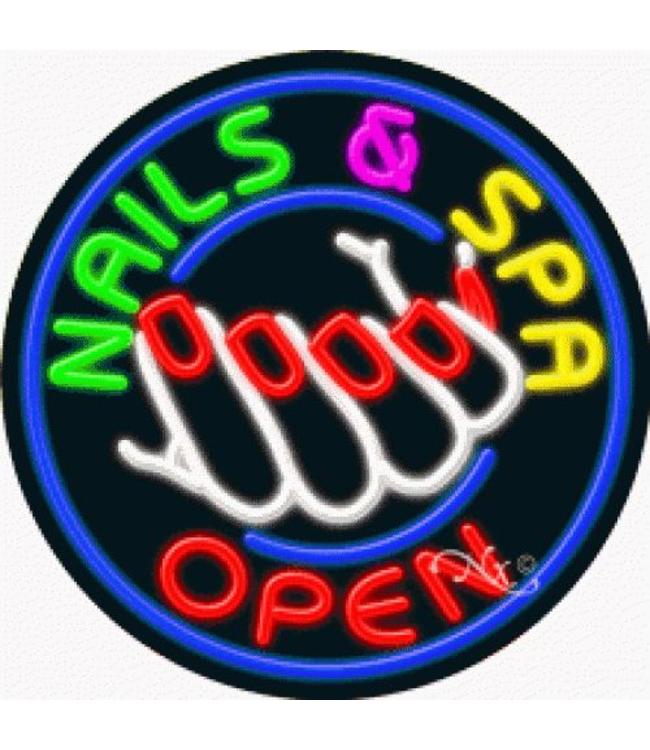 Neon & Led   Signs NEON SIGNS #NS11827 Nails & Spa Open