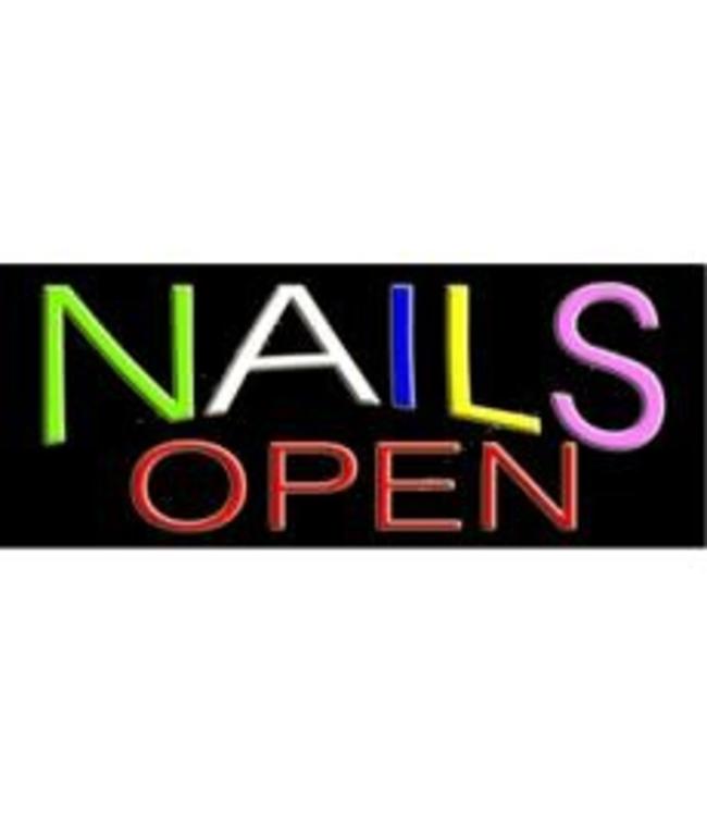 Neon & Led   Signs NEON SIGNS #NS10348 Nails - Open