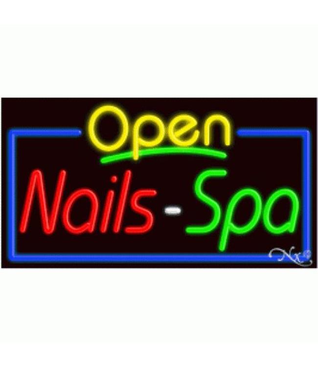 Neon & Led   Signs NEON SIGNS #NS15410 Nails Open Spa