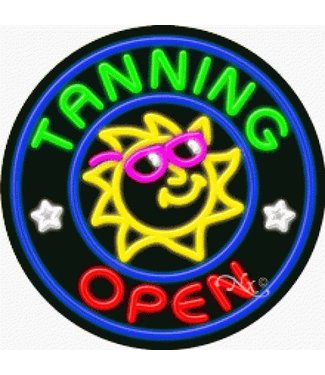 Neon & Led   Signs NEON SIGNS #NS11834  Tanning Open
