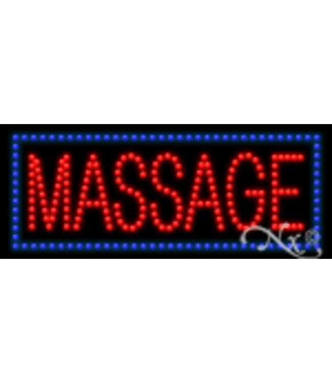 Neon & Led   Signs LED SIGNS #LD20167 MASSAGE