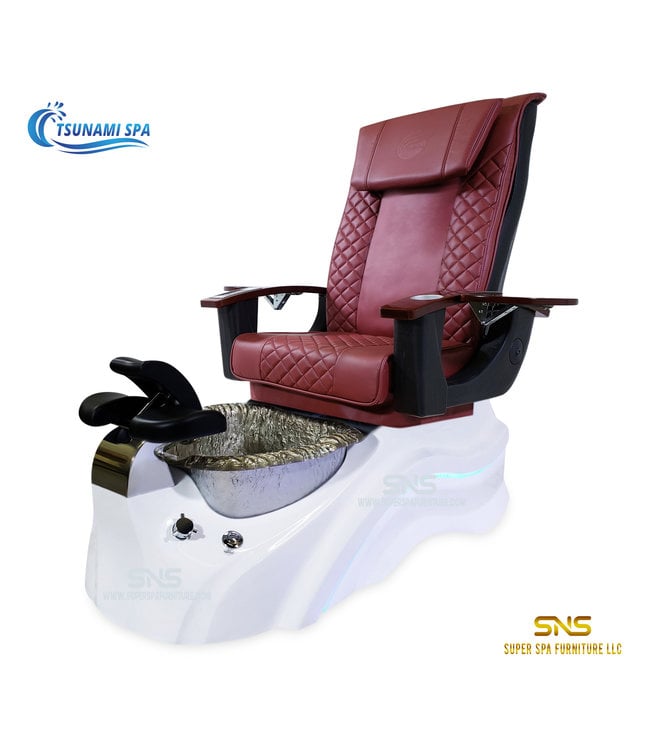 SNS  Pedicure  Chair S630 PEARL WHITE  TSUNAMI SPA
