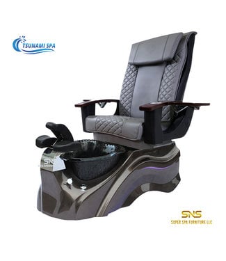 SNS  Pedicure  Chair S630 Dark Gray Tsunami Spa