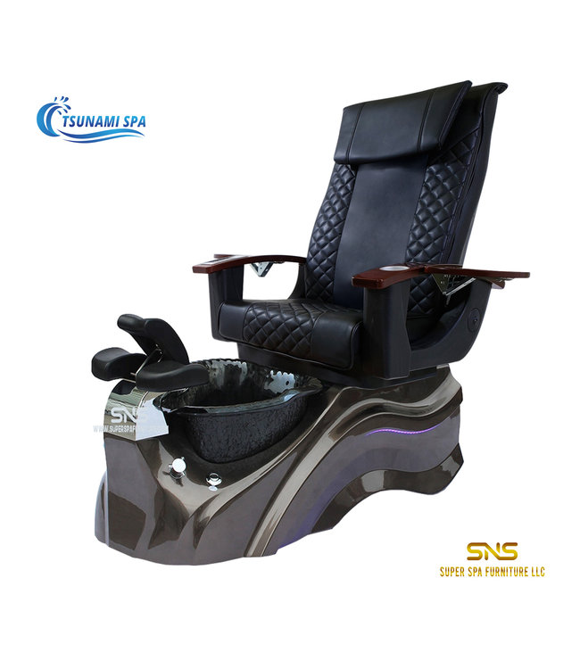 SNS  Pedicure  Chair S630 Dark Gray Tsunami Spa