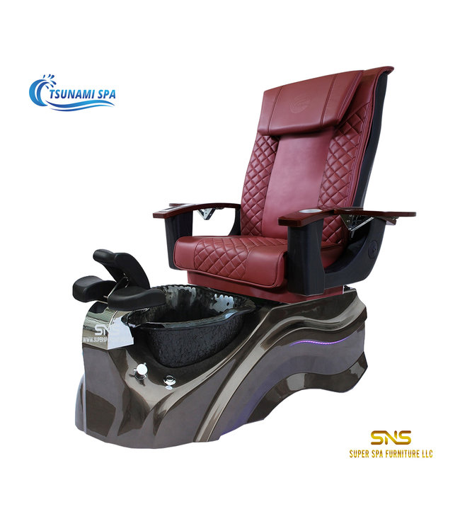 SNS  Pedicure  Chair S630 Dark Gray Tsunami Spa