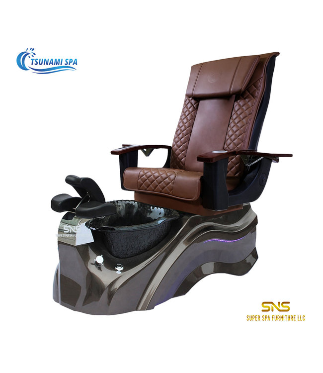 SNS  Pedicure  Chair S630 Dark Gray Tsunami Spa