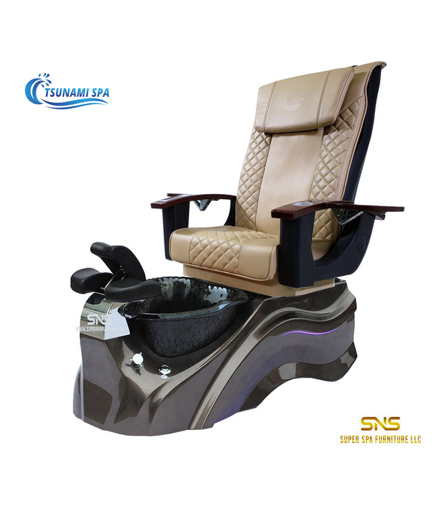 SNS  Pedicure  Chair S630 Dark Gray Tsunami Spa