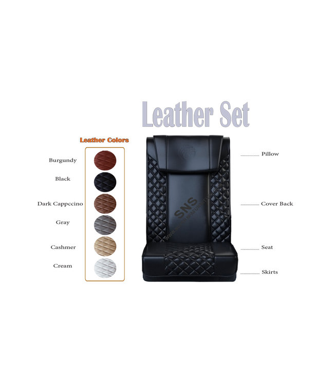SNS  Pedicure  Chair Leather Set