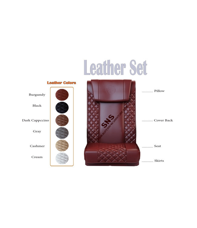 SNS  Pedicure  Chair Leather Set