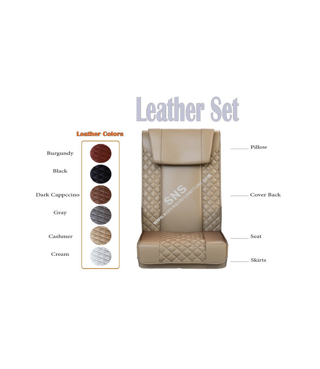 SNS  Pedicure  Chair Leather Set
