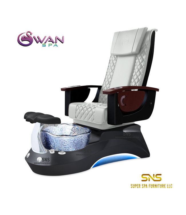 SNS  Pedicure  Chair S720 Black Pearl Swan Spa