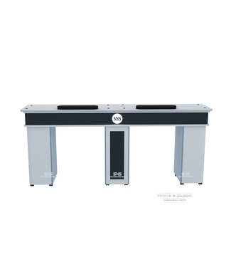 SNS White & Black WB902  Double Nail Table