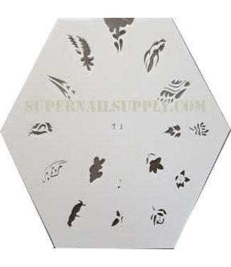 T Stencils #T001