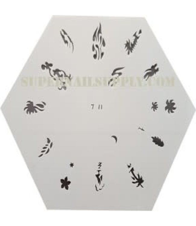 T Stencils #T011