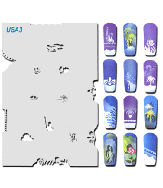 USA Stencils #USA03