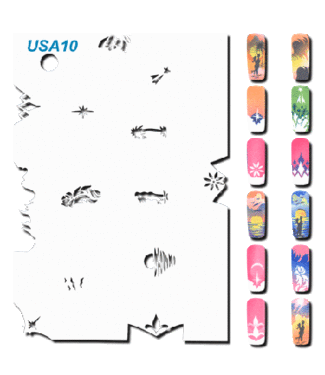 USA Stencils #USA10