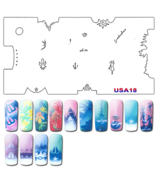 USA Stencils #USA18