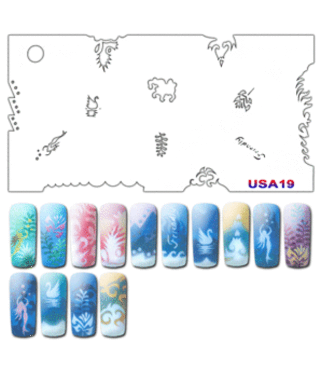 USA Stencils #USA19