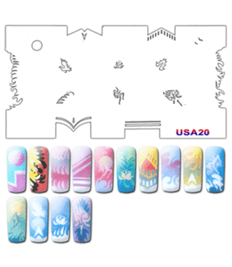 USA Stencils #USA20