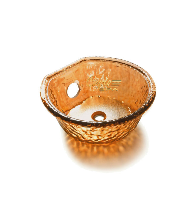 S570  Cyclo Spa Gold Crystal  Bowl