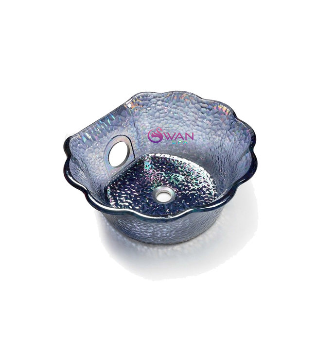 S720  Swan Spa Crystal Black Bowl